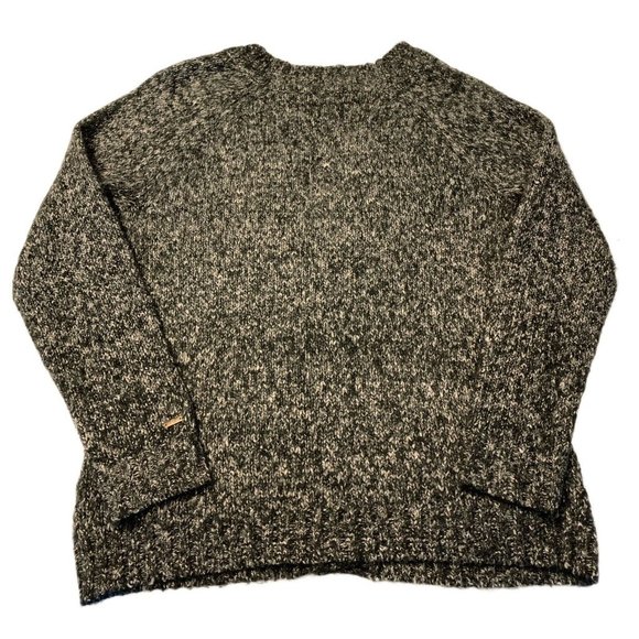 Tommy Hilfiger Woman's Charcoal Magenta Cotton Blend Knitted Cardigan Size S/P - Picture 2 of 5